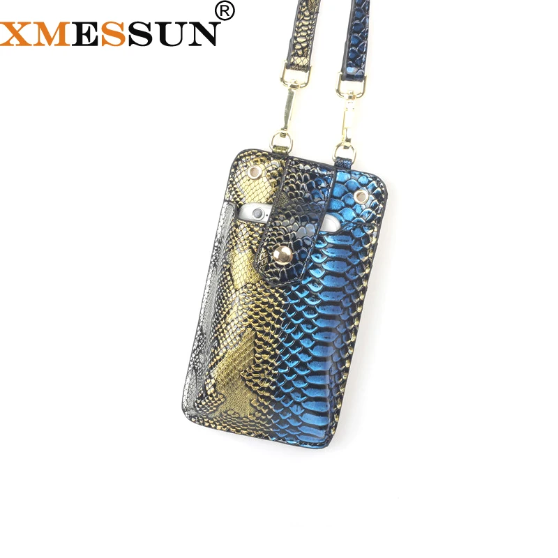 Сумка кросс-боди Женская из кожи питона трендовые сумочки на плечо вечерний