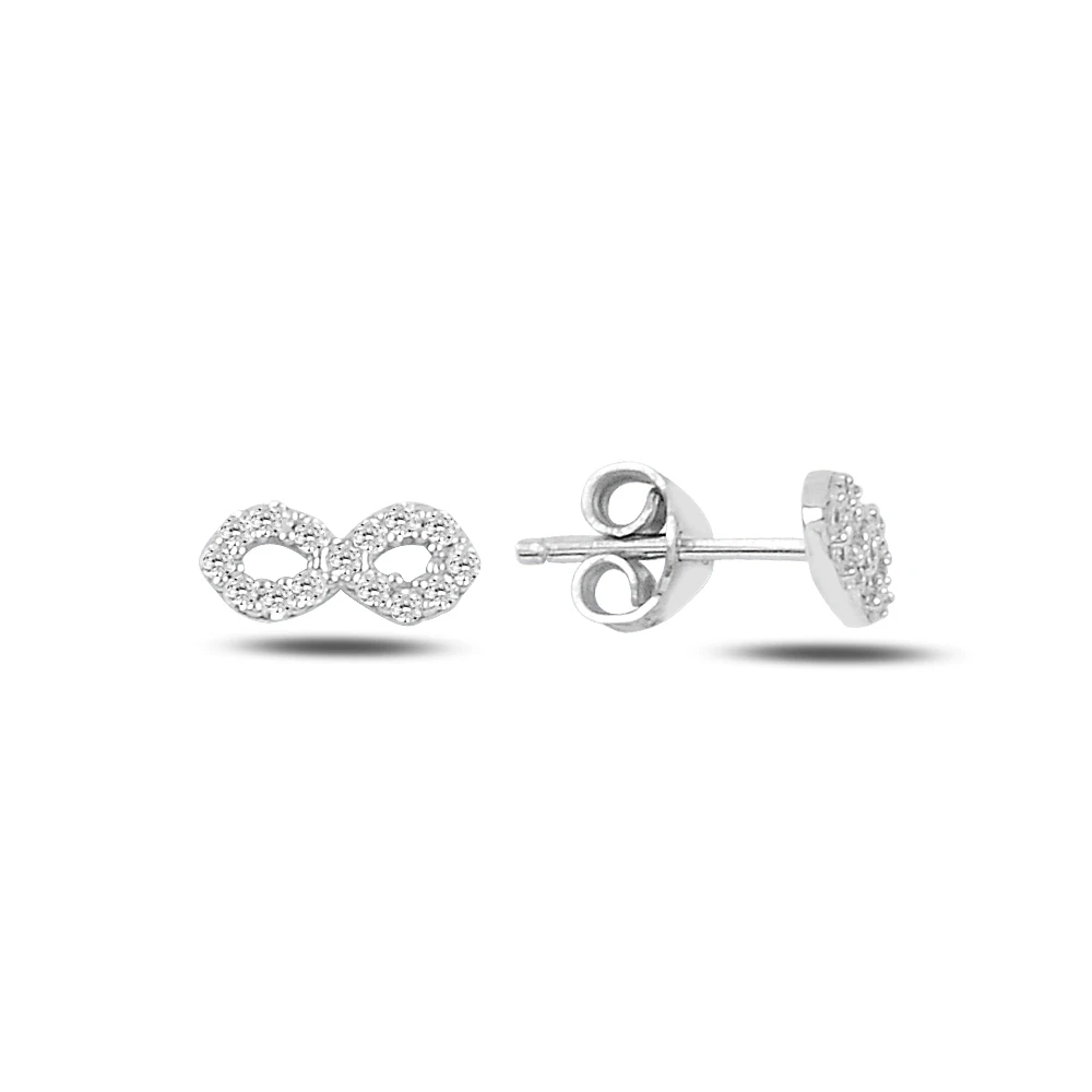 

Silver Infinity Earring
