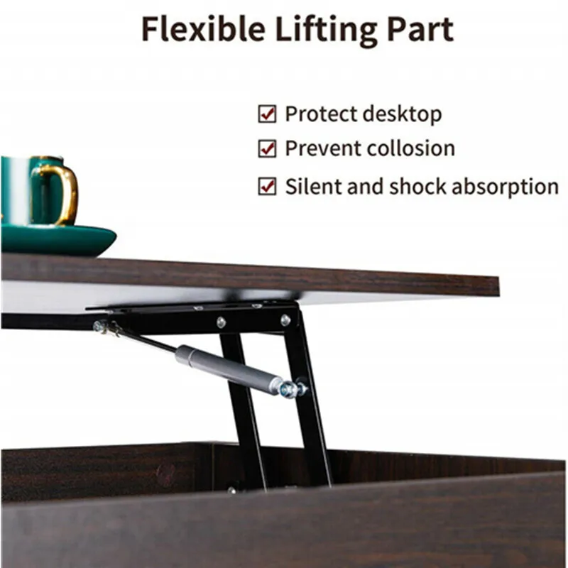 Спальня стабильный Лифт топ журнальный столик обеденный стол с скрытым отсеком