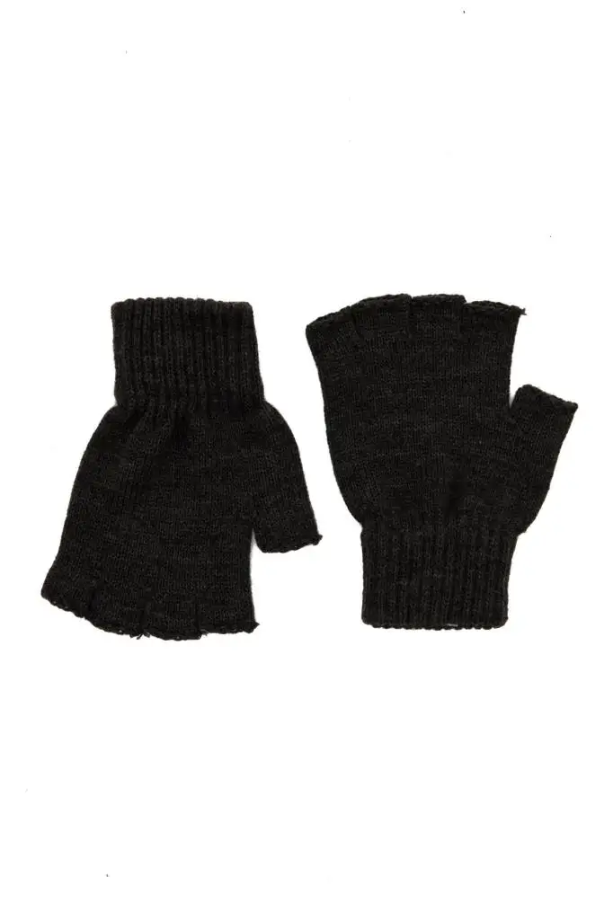 11291 с открытыми пальцами Антрацит перчатки свитера|Перчатки для мальчиков| |