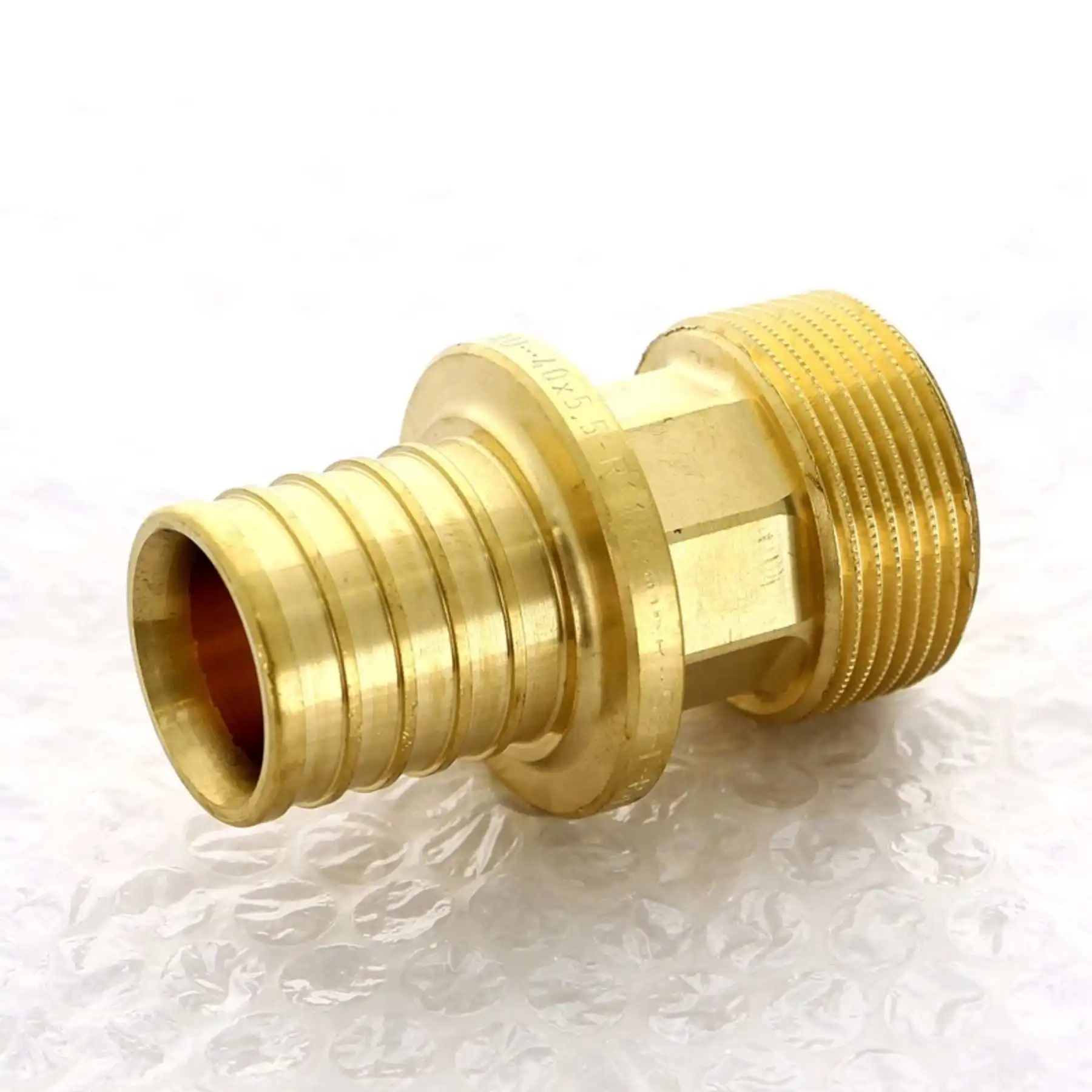Соединитель Rehau RX plus 40 мм х 1.1/4" наружняя резьба бронза|Трубы|