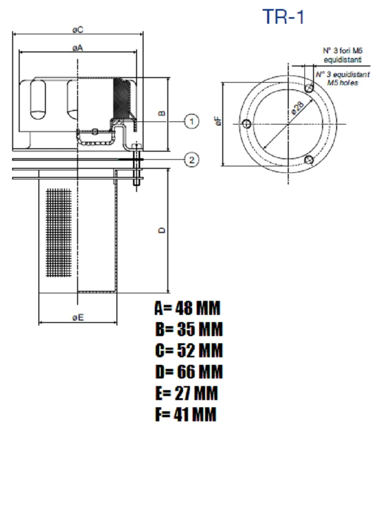 TR1 заливная горловина с сапуном OMT Оригинал размер 41мм | Автомобили и мотоциклы