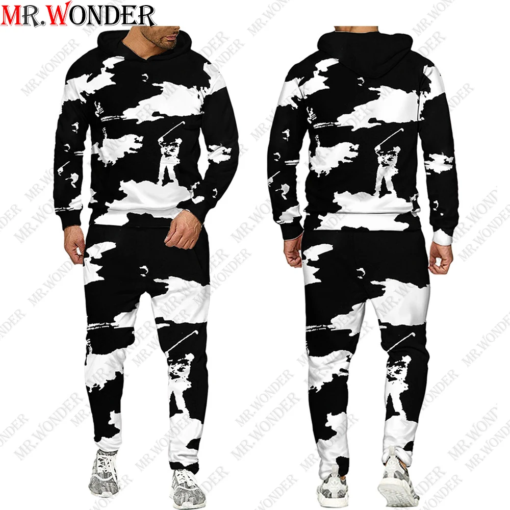 

Новинка от Mr.Wonder, модные тренировочные костюмы с 3D принтом, Мужской пуловер, свитшоты, модная уличная одежда унисекс, толстовки, костюм, спор...