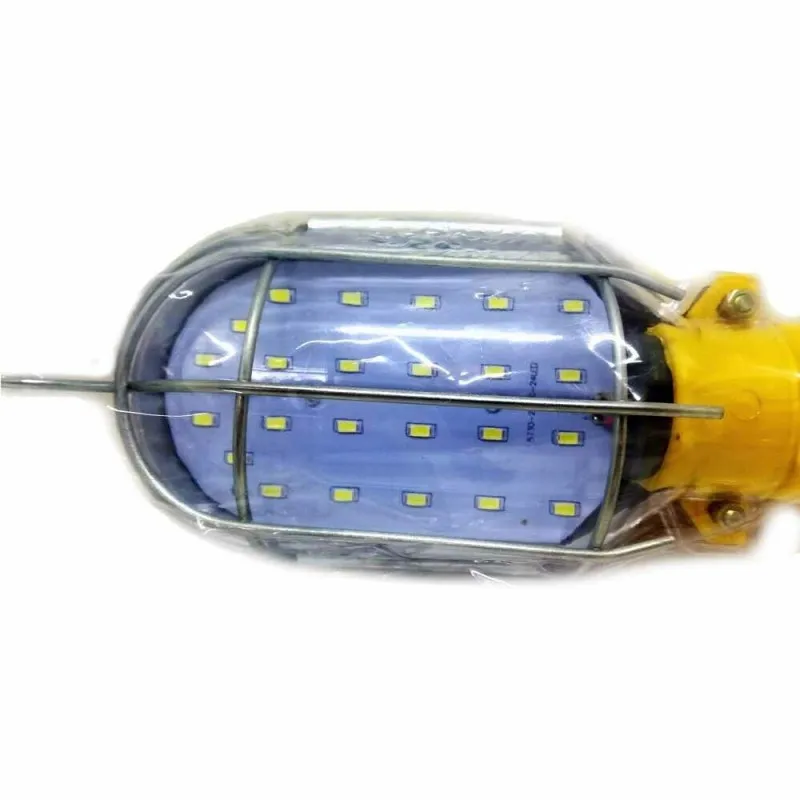 Рабочая лампа 24 SMD светодиодный ABS пластиковый крюк 10mt кабель Schuko розетка