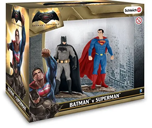 Schleich DC Comics-набор 2 фигурок Бэтмен и Супермен | Игрушки хобби