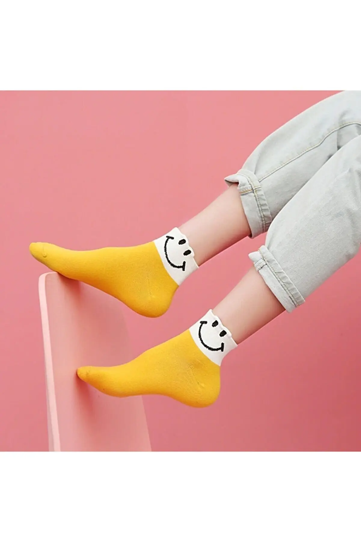 10 pair 20 PCs Fun Women 'S Socks Men 'S Socks Different Cute Pattern Quality Suitable For Daily Use Unisex Color kawaii lolita designer