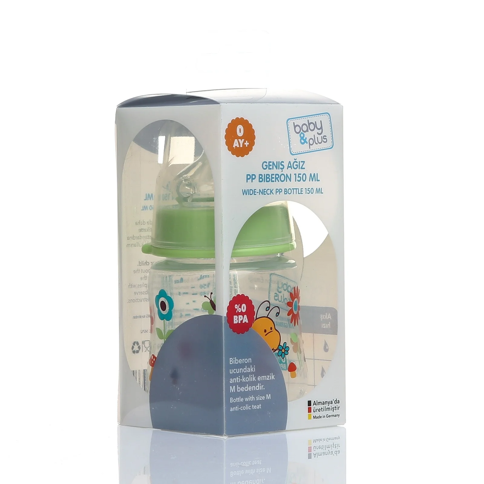 Ebebek baby & plus с широким горлышком PP бутылка 150 мл|Бутылки| |