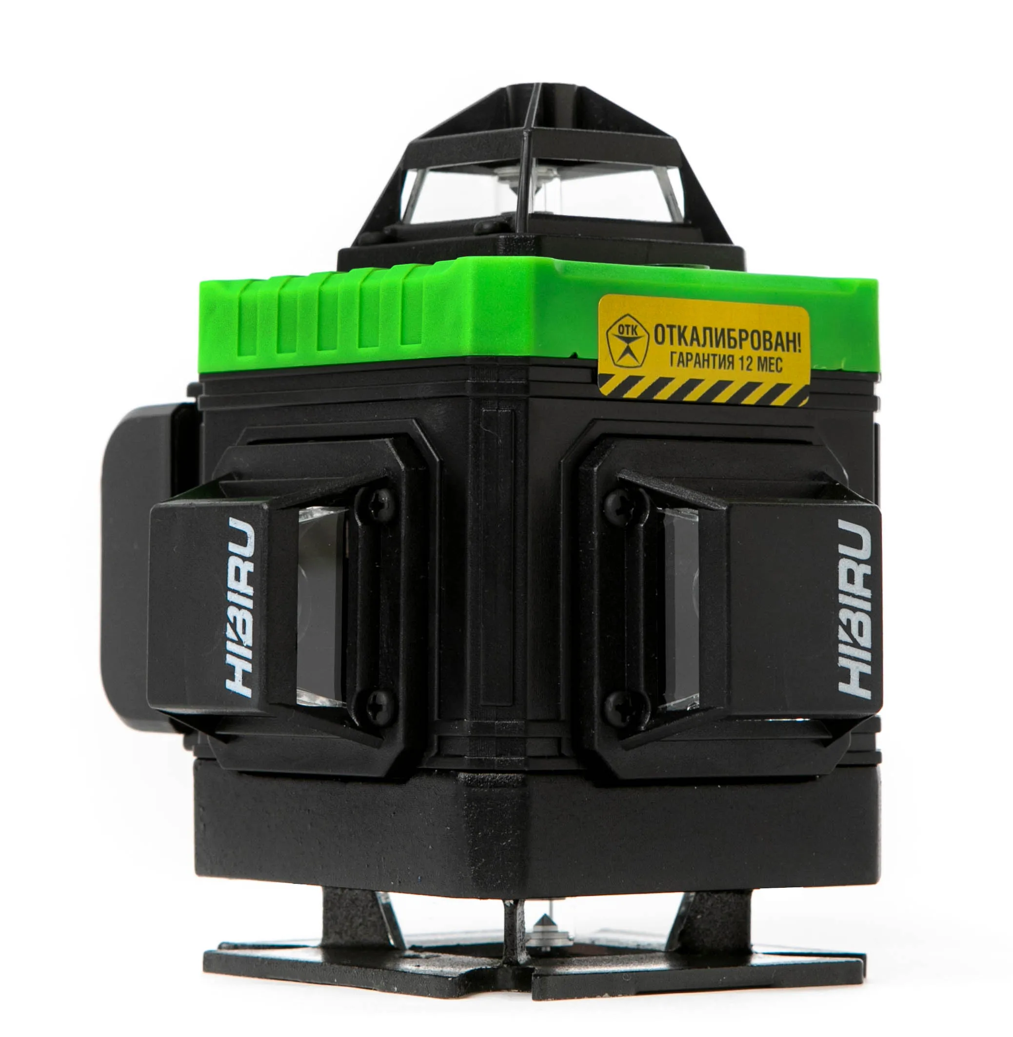 Лазерный уровень Hibiru 4D Q-Basic 201 16 зеленых лучей два аккумулятора. Откалиброван