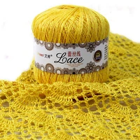 50gball lace jewelry wool cotton lace crochet thread fine yarns diy hand knitting threads