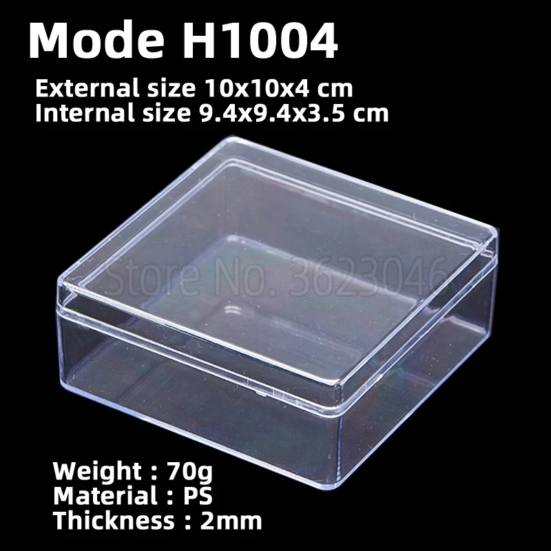 

3 pieces Butterfly Specimen Insect Teaching Plastic Case Parts Accessory Organize Storage Screw Sample Transparent Box H1004
