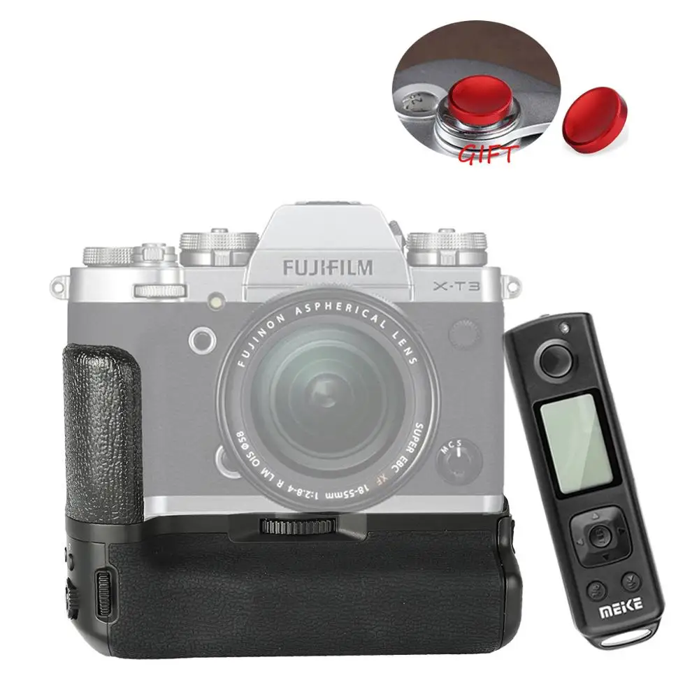 Ручка аккумуляторной батареи Meike MK XT3 Pro для Fujifilm Fuji X T3 с 2 4G Гц беспроводным