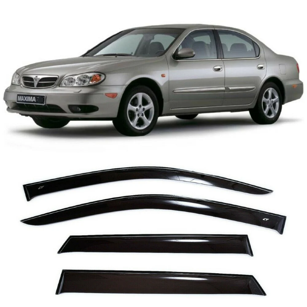 Дефлекторы окон Cobra Tuning N14100 на авто Nissan Maxima (A33) 5 V Sd 2000 2006 4 шт./комп. ветровики от