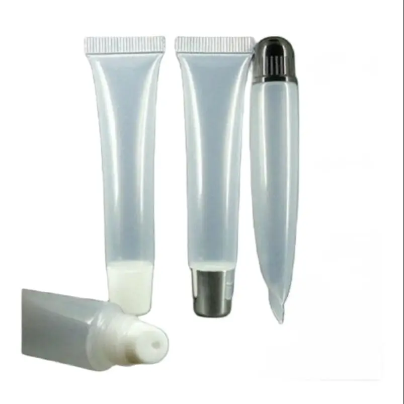 10 мл прозрачная трубка Мягкая или блеск для губ/цветная кремовая бальзам губ