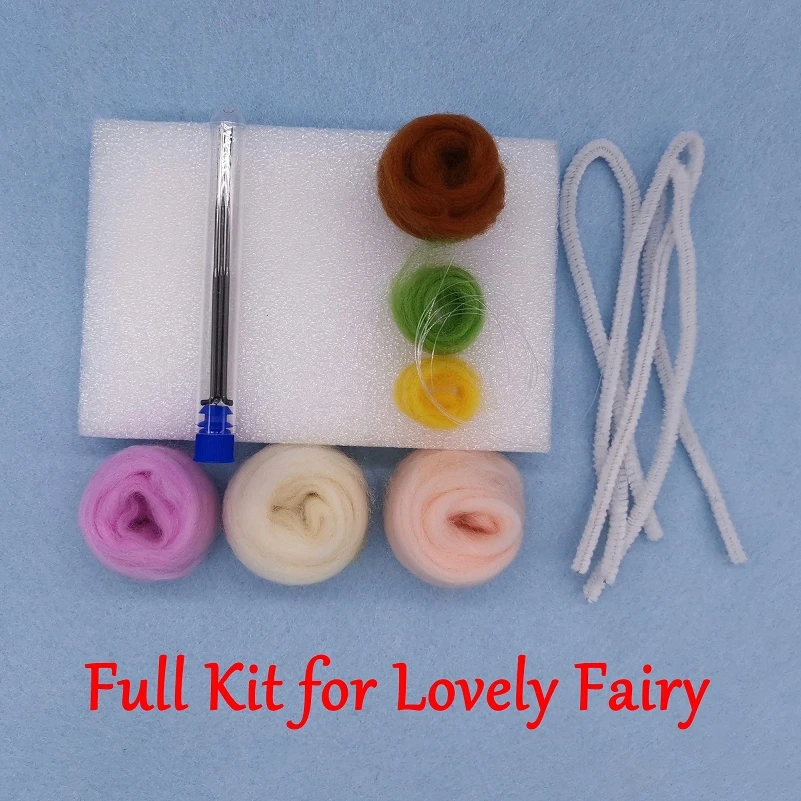 Набор для валяния иглой начинающих Cupid Girl подарок мамы коврик иглы руководство по