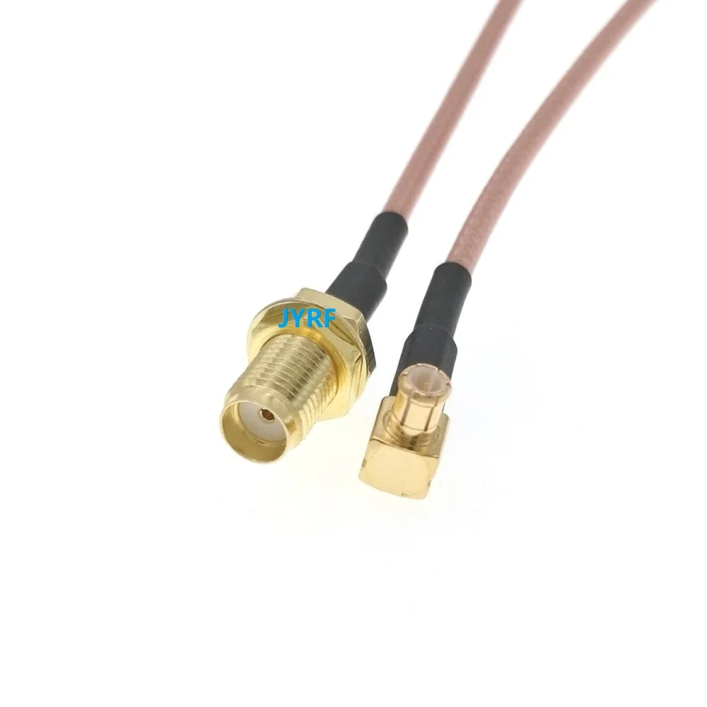 10 шт. SMA гнездо Воловья головка к MCX Мужской правый угол Pigtail RG316 8 &quot20 см RF