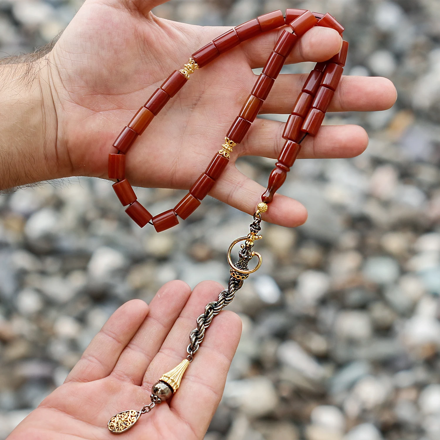 

Cut Pattern Antique Sultan Rosary Fashion Turkish Premium Quality Handmade Jawelery