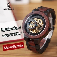 bobo bird personalized customize wood sport automatic watch 2020 luxury mens watches clock gifts free engrave relogio masculino