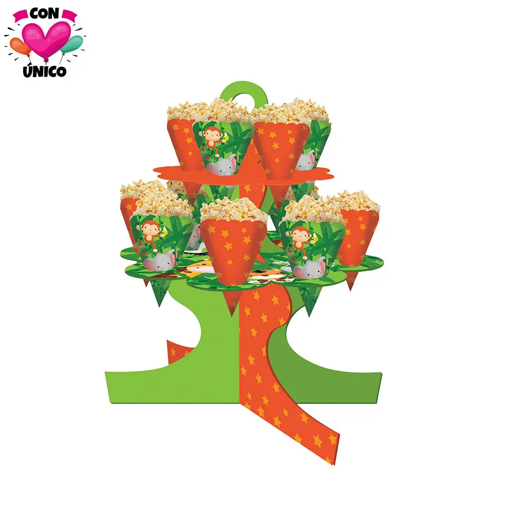 Вечерние украшения Conunico в виде животных и джунглей праздничные товары для детей