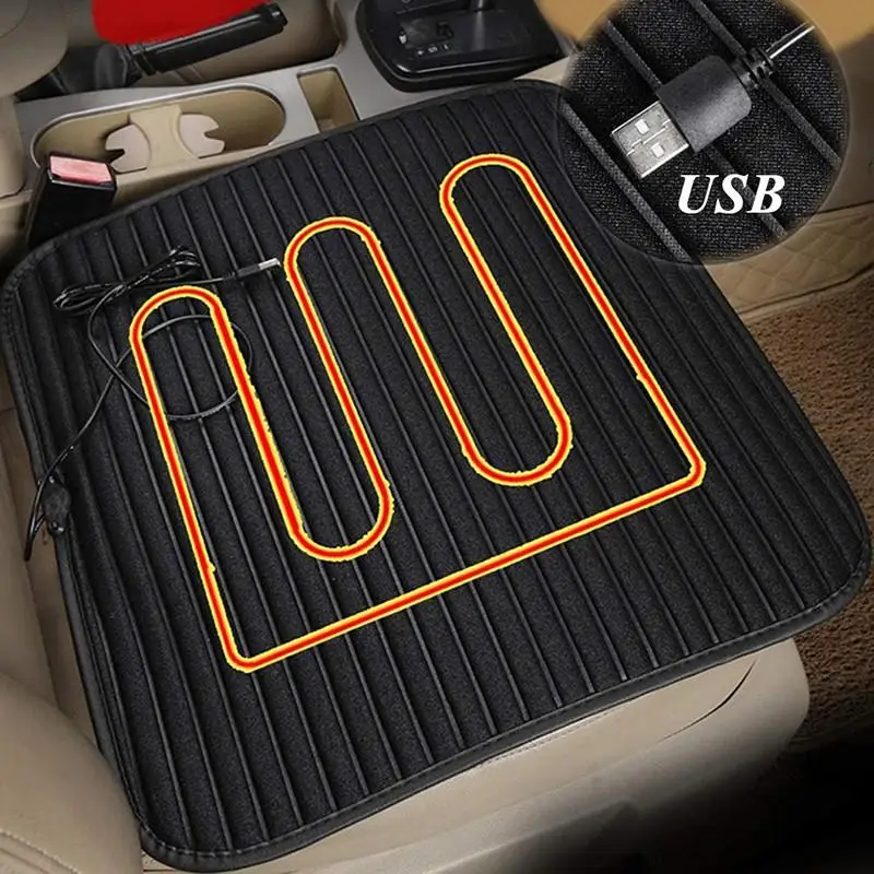 

Car Heated Seat Cover funda asiento coche universal heated car seats covers leather 12V Automotive interior accessories heateds