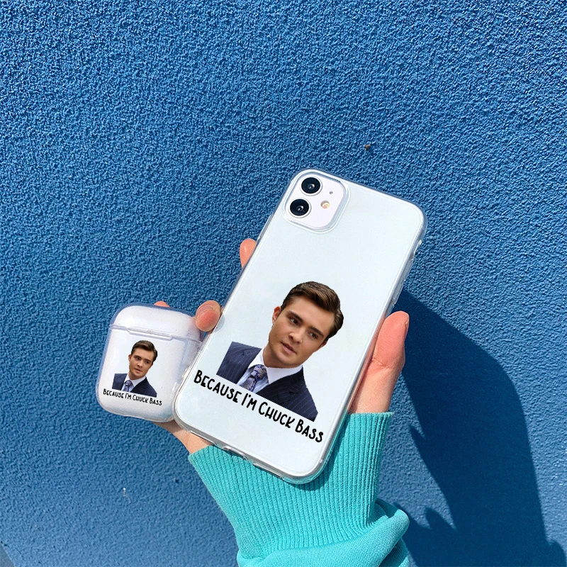 Красота прозрачные милые Сплетница прозрачный силиконовый чехол для гарнитура