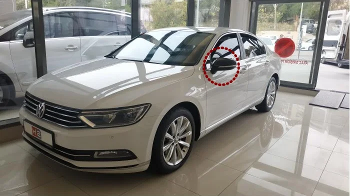 

Bat Mirror Cover For Volkswagen Passat B6 B7 B8 Glossy Piano Black Wing Case Covers Body Kit Rearview Auto Car Styling Accessory