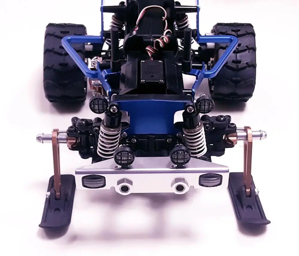 Новая 1/10 металлическая Ударная пластина из алюминиевого сплава/Поддержка beidge F/R