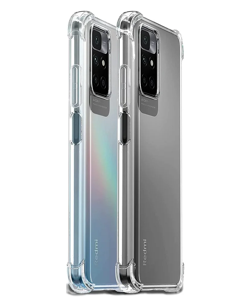 Противоударный гелевый Чехол XIAOMI REDMI 10 прозрачные противоударные углы усиленный