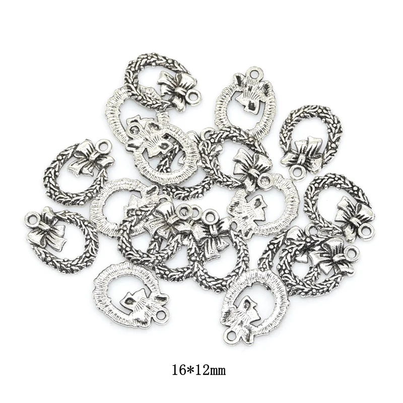50 шт. подвески в виде венка 16 х12 мм | Украшения и аксессуары