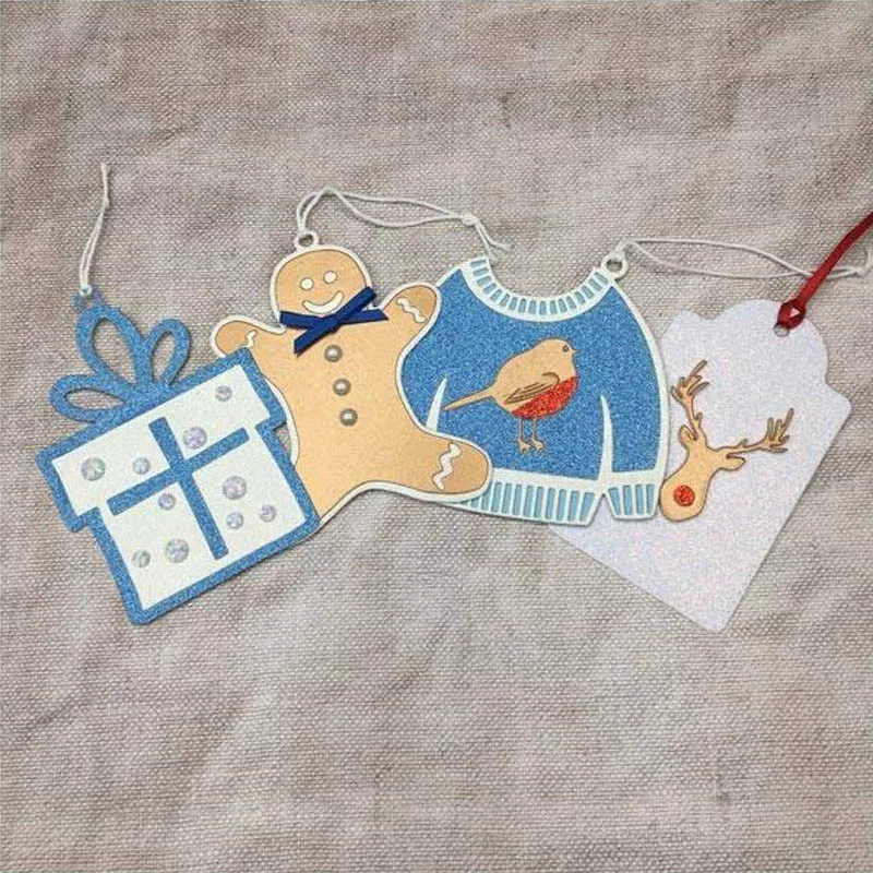 Ultimate Tag Die Se трафареты для резки металла рукоделия изготовление нового 2019 года |