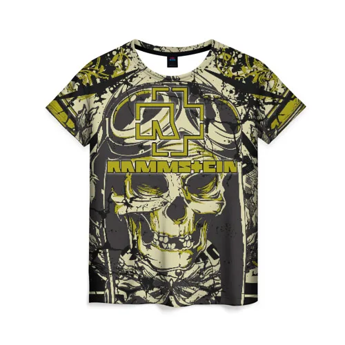 Женская футболка 3D Rammstein | одежда