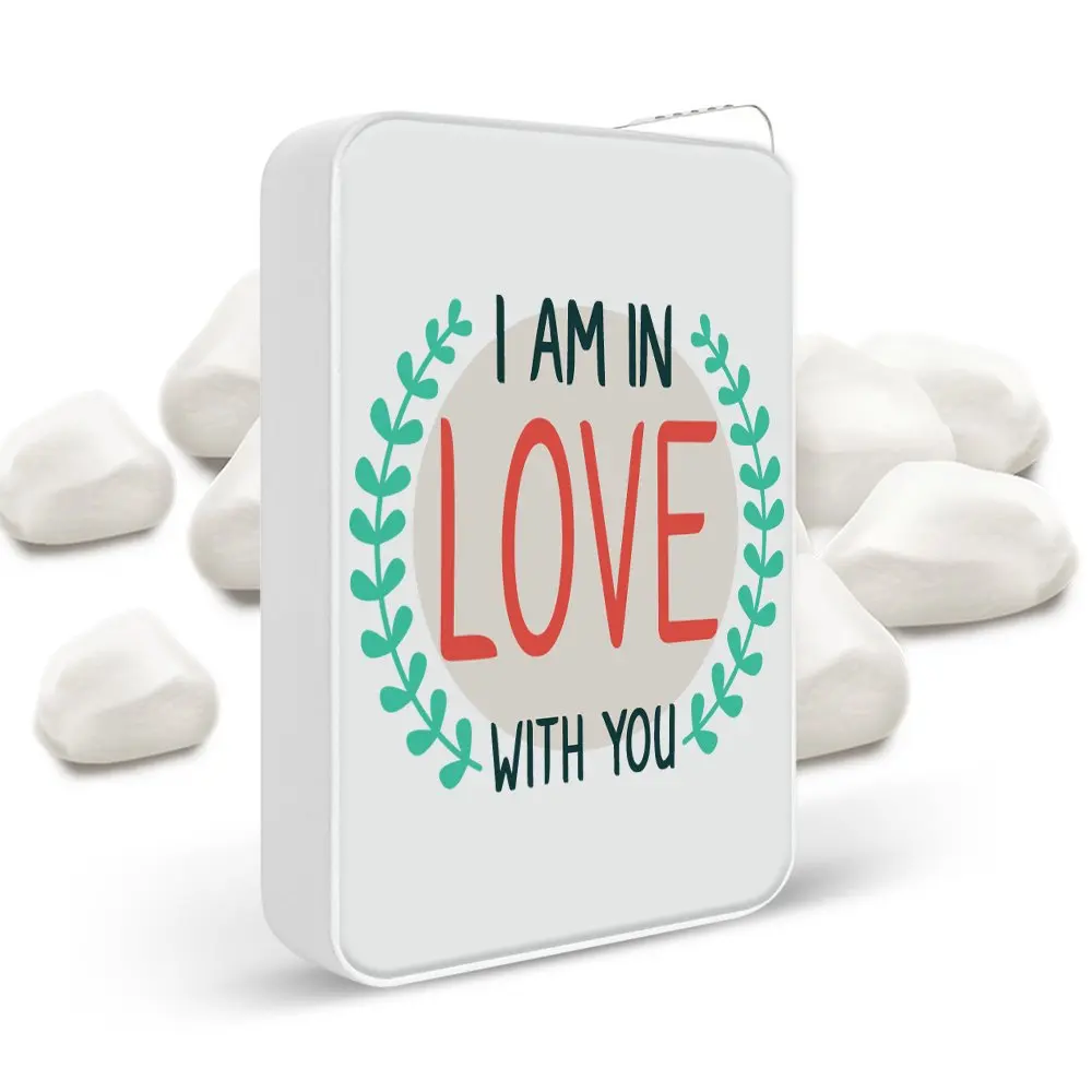 

Personalized In Love With You White Metal Lighter
