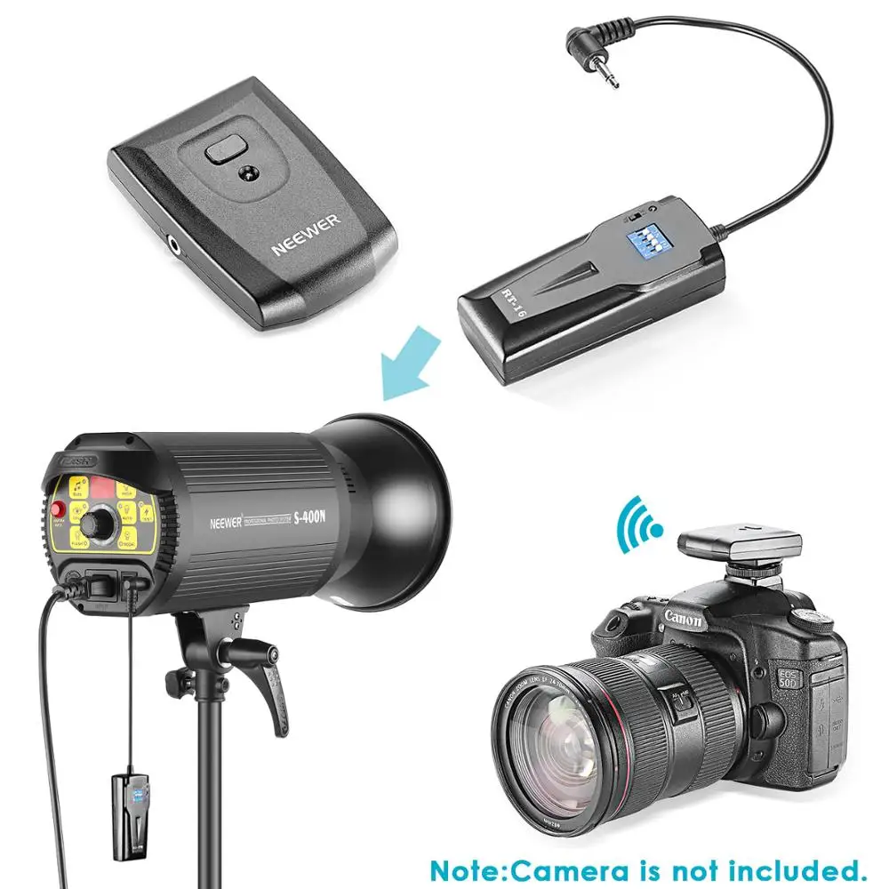 Neewer 800W Фотостудия со вспышкой и комплектом освещения Softbox: 400 Вт Monolight Flash (S 400N)