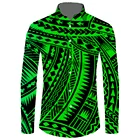 Мужские полинезийские топы размера плюс 6XL, рубашки с длинным рукавом, самоанские классические рубашки с принтом в виде викингов на лето и осень