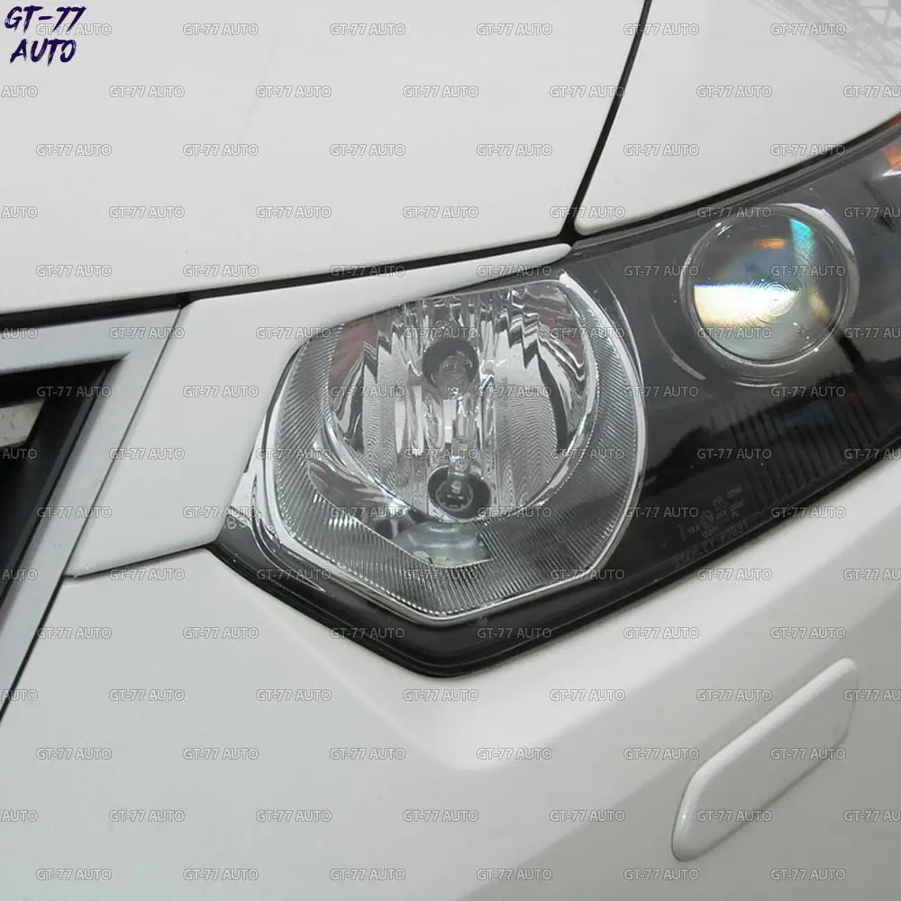 Накладки на передние фары для Honda Accord 8 2008-2011 реснички 1 комплект/2 шт внешний