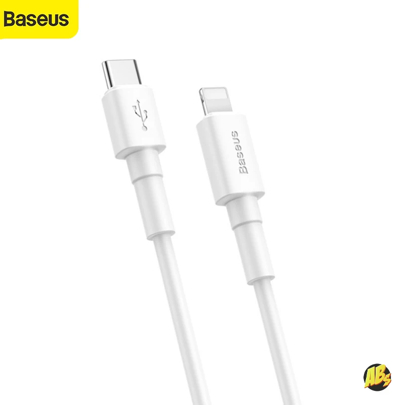 Type C кабель Baseus для зарядки iPhone 13 12 11 Pro Max Xs X 8 Plus XR быстрая зарядка 18W шнур провод iOS