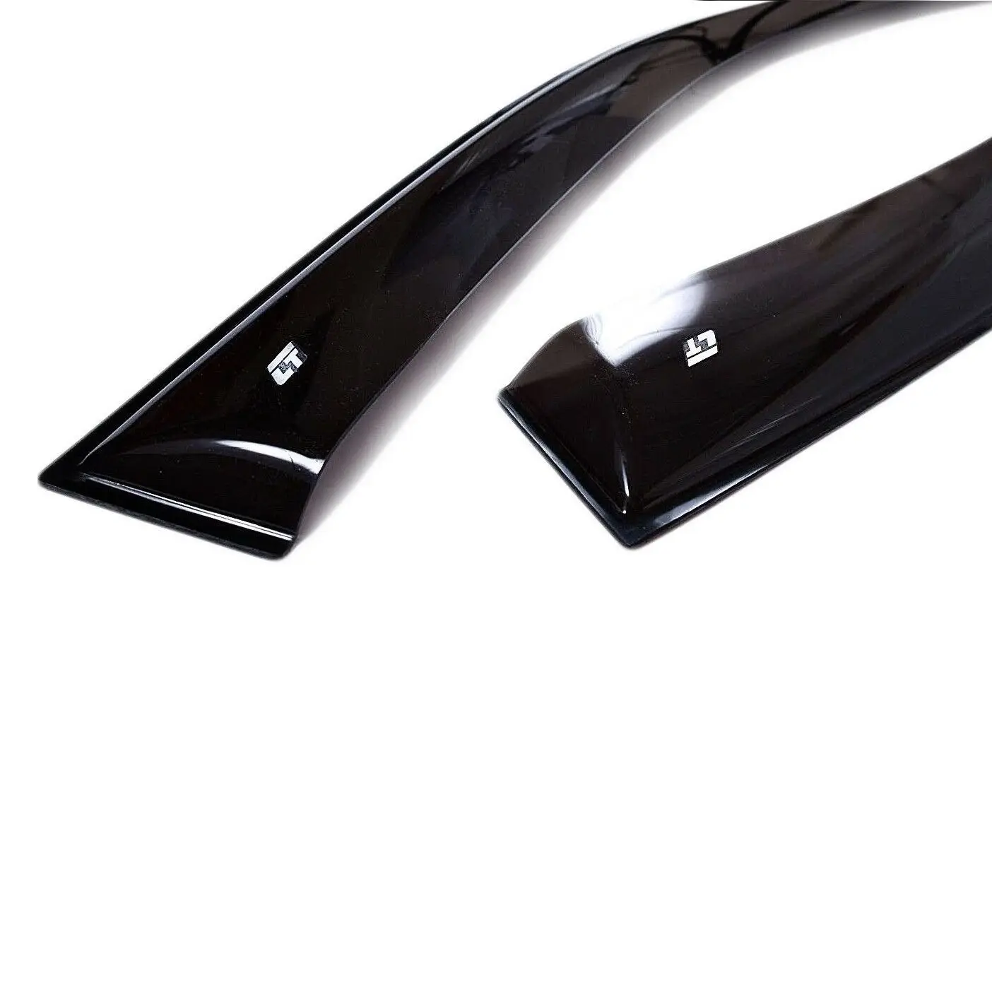 Wind Visor Deflectors Cobra Tuning B23507- Car Ventvisor Door Side - Window Air Guard for Protection Against Snow Sun and Rain Compatible with BMW 1