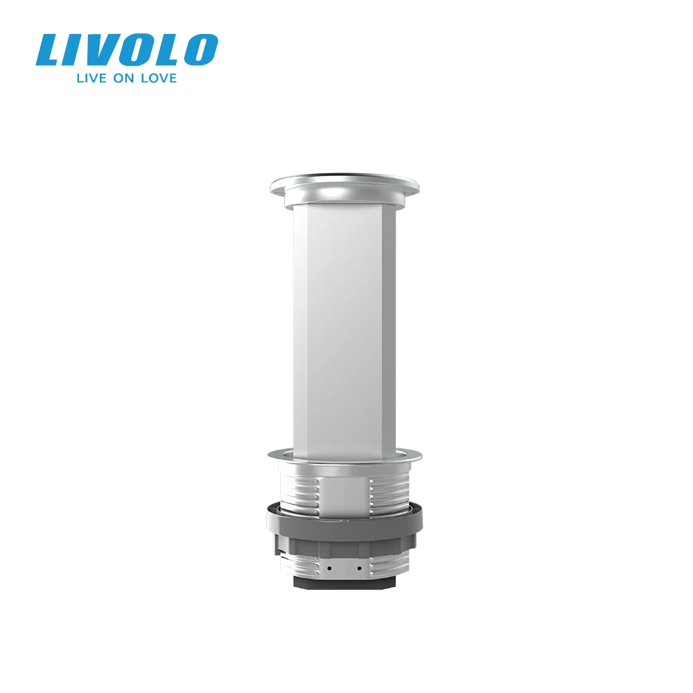 Выдвижная розетка LIVOLO USB-порт водонепроницаемость IP44 ручная вытяжная скрытая для