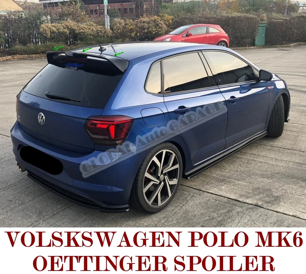 Спойлер Oettinger RS для Volkswagen Polo Mk6 2018 2019 2020 2021 автомобильная антенна крыши на багажник