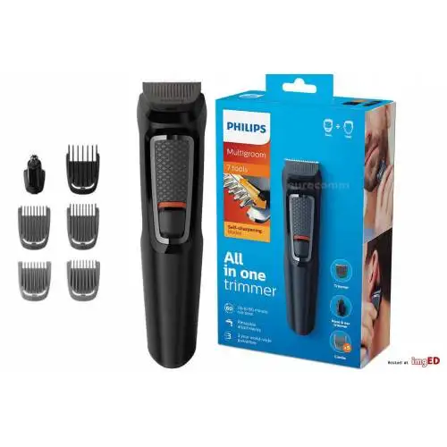 Оригинальная Электрическая Бритва Philips MG3720 7 в 1 для лица и волос бритва моющаяся