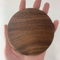 Ongoo Slim Wood Wooden Wireless Chargers headphone Mobile Phone Walnut Wood Fast Charger Phone with QI-Enabled Charger 15W