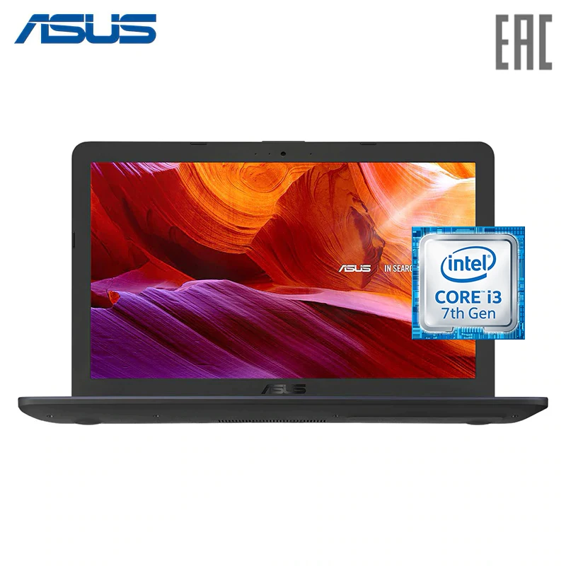 Ноутбук ASUS X543UB DM1170 BTS19 15.6&quot FHD/i3 7020U/4GB/500GB HDD/MX110 2Gb/DVD/ENDLESS/Star Grey(90NB0IM7 M16570)|Ноутбуки| |
