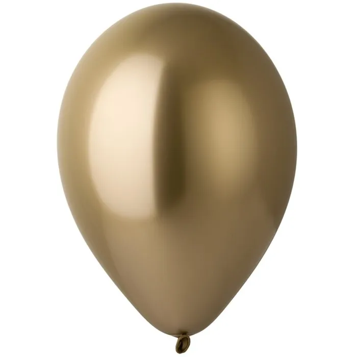 Balloon latex 14 &quotChrome" a set of 50 PCs 10 color gold | Дом и сад