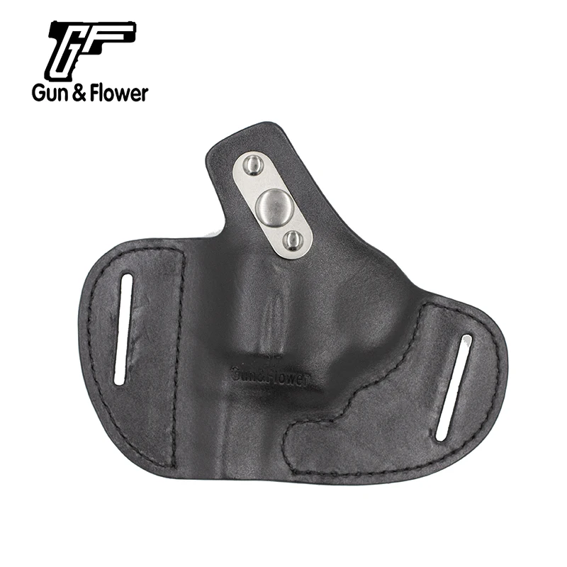 Черная Кобура Gunflower с 2 мя слотами Италия кожаный револьвер для taureus T85|Кобуры| |