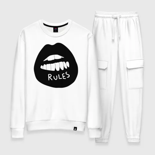 Женский костюм хлопок RULES|Спортивные костюмы| |