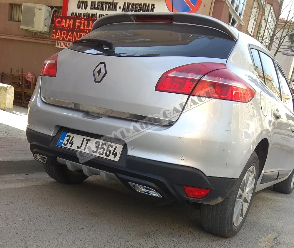 Универсальный автомобильный удлинитель для заднего бампера хэтчбека Renault Megane 3