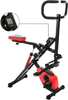 bicicleta plegable est%c3%a1tica 2 en 1 bicicleta de fitness with pantalla lcd 12 niveles de tensi%c3%b3n magn%c3%a9tica ajustable para abdominales piernas y brazos