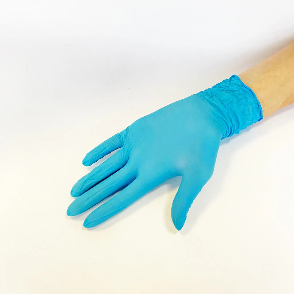 Перчатки нитриловые голубые размер S 50 пар | Safety Gloves