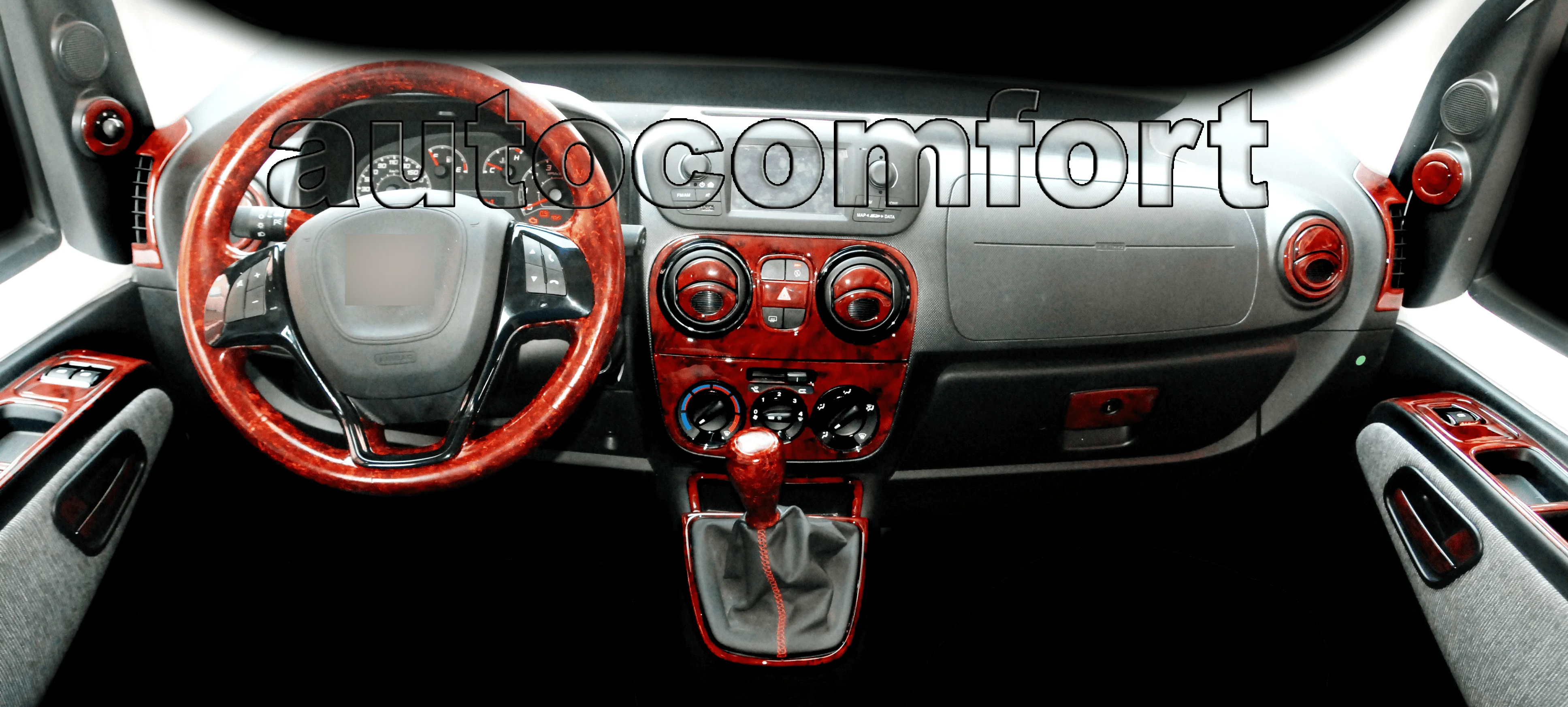

For Fiat Fiorino, Bipper, 2007 Dash Kit, ODAC Tuning, Interior Stickers, Trim Coating, Cover, Vehicle, Car, Accessories, Torpedo