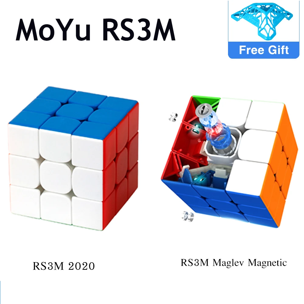

Moyu RS3M Магнитный 3x3x3 Maglev волшебный куб скоростной куб головоломка Moyu 3RS3 M cubo magico 3x3x3 магнитные кубики для скоростной головоломки