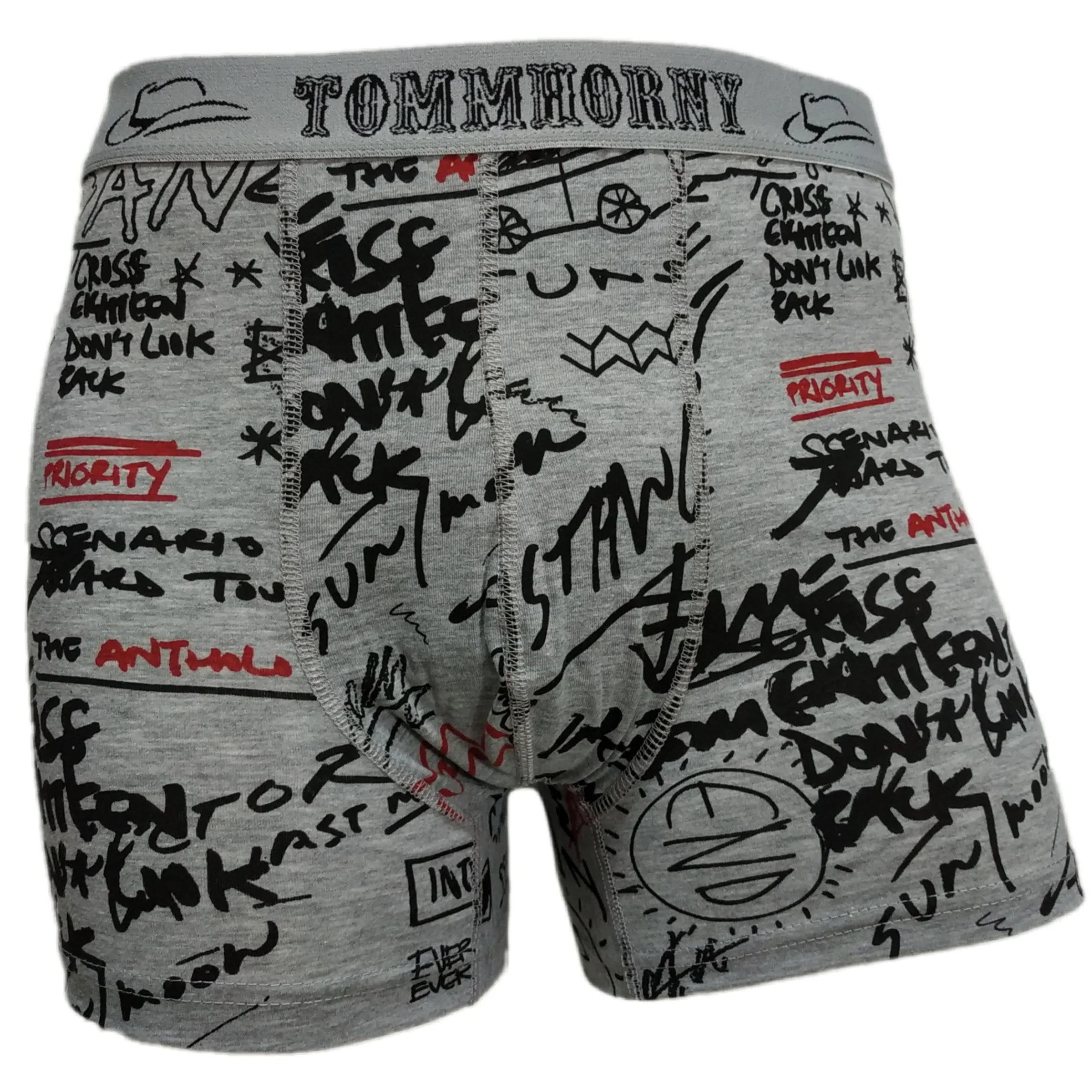 6 шт./комплект мужские трусы-боксеры из лайкры | Мужская одежда